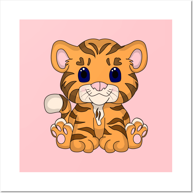 Tiny Tiger Wall Art by Greylady2016